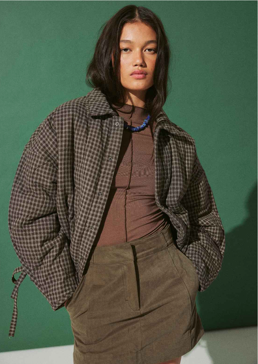 Matteo Jacket - Espresso Check