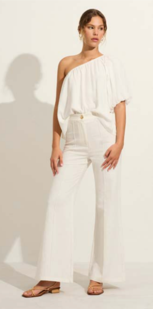 Harriet Ramie Pant - Off White