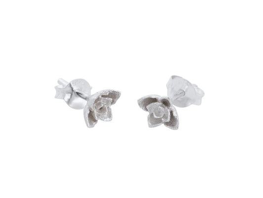 Flower Studs 2 - Silver