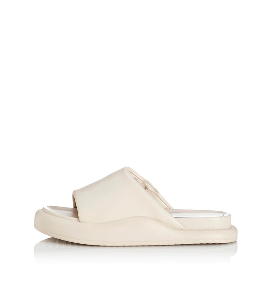 Thea Slide - Bone Leather