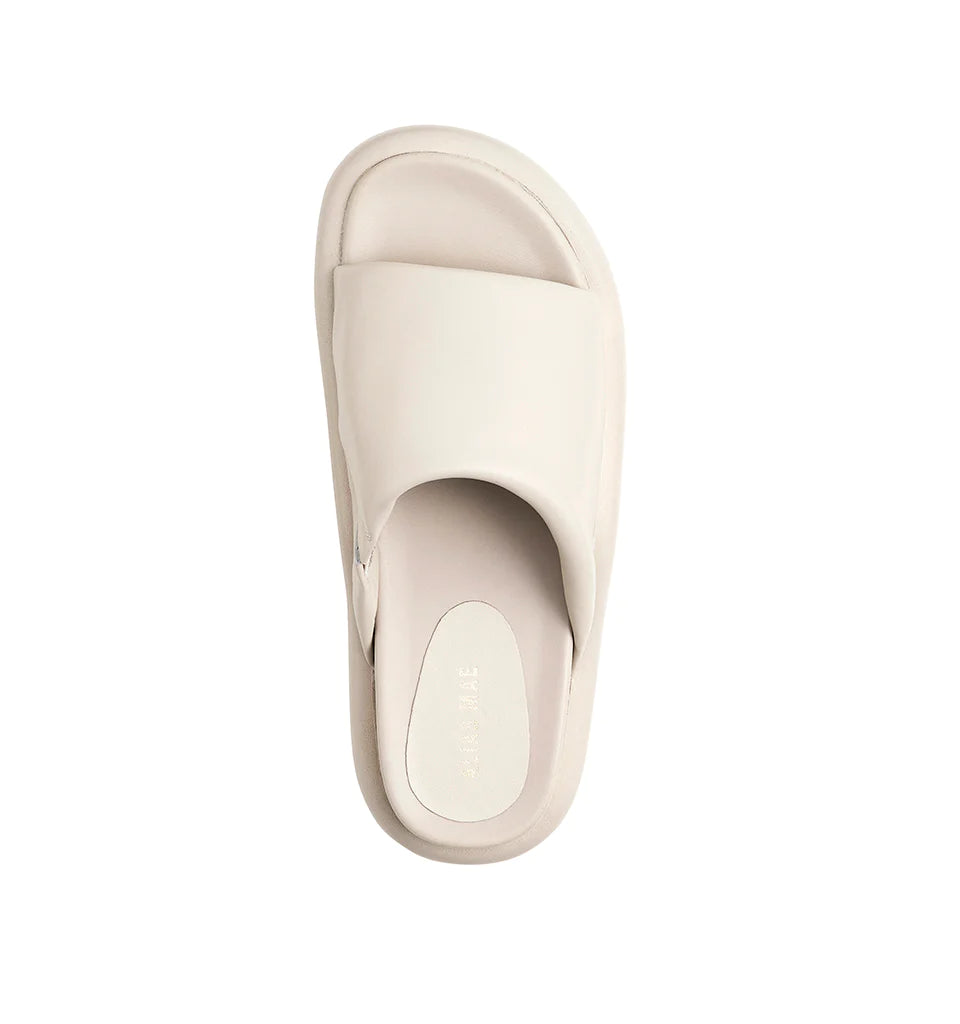 Thea Slide - Bone Leather