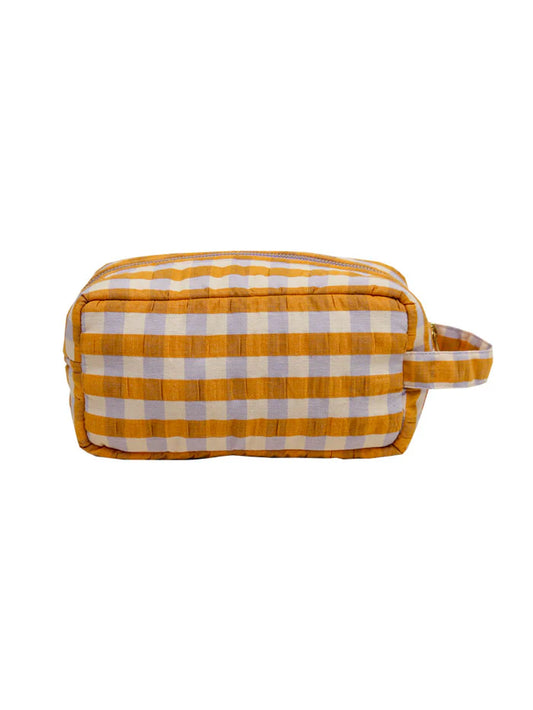 Mango Seersucker Toiletry Bag