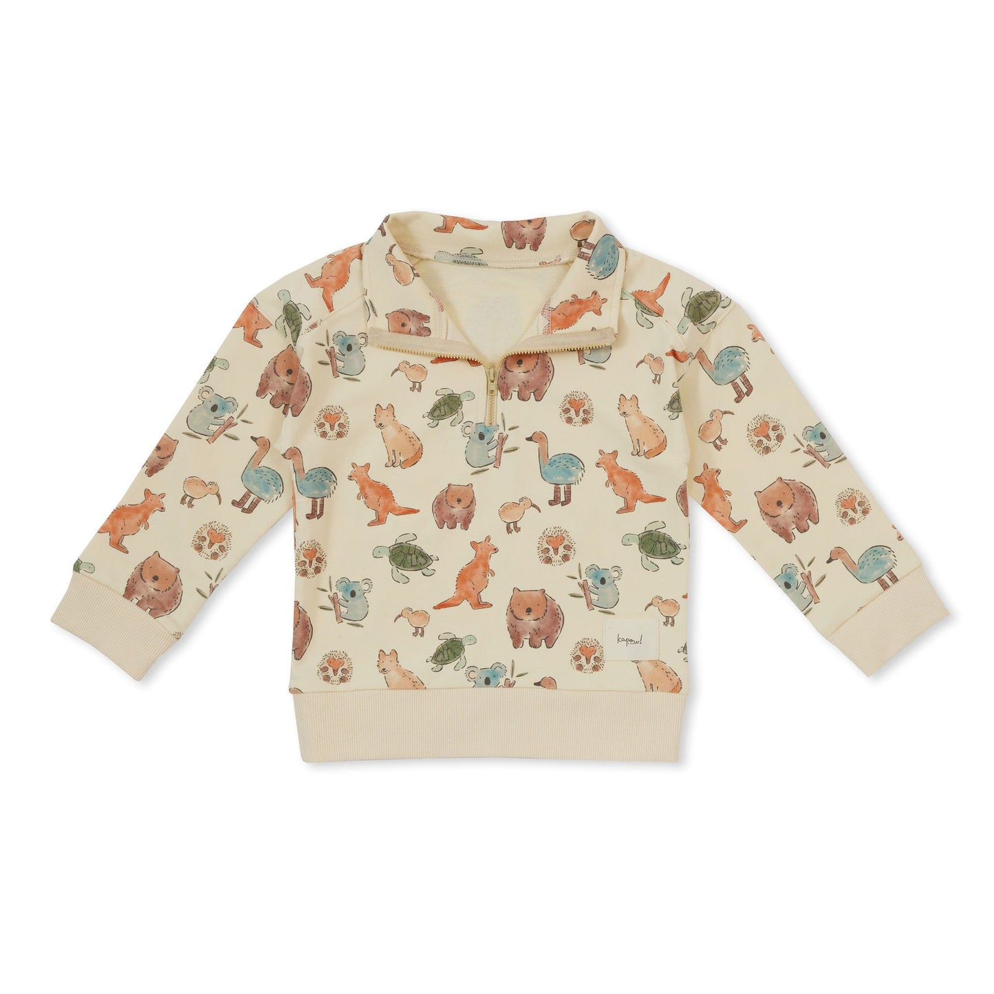 Wild Wonders Half Zip Sweater