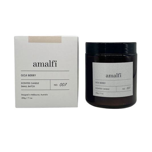 Amalfi Scented Candle in Jar - Goji Berry