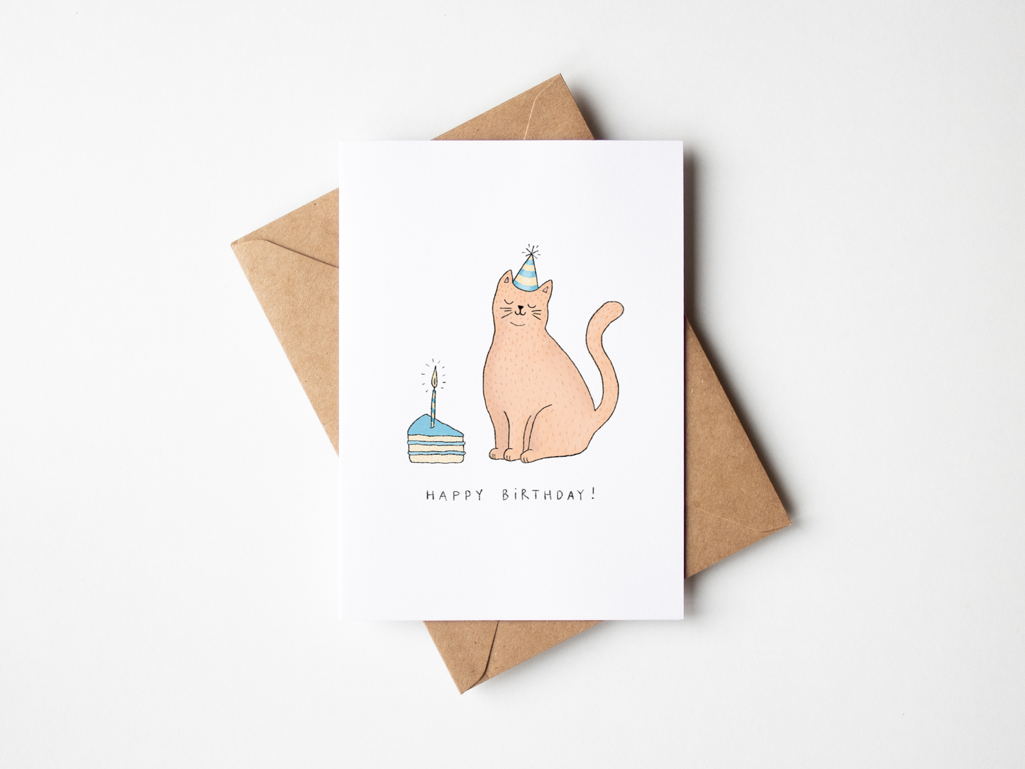 Birthday Cat Card