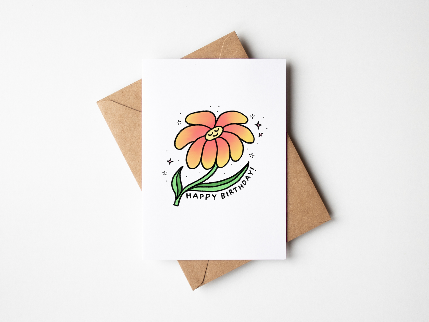 Birthday Flower Card