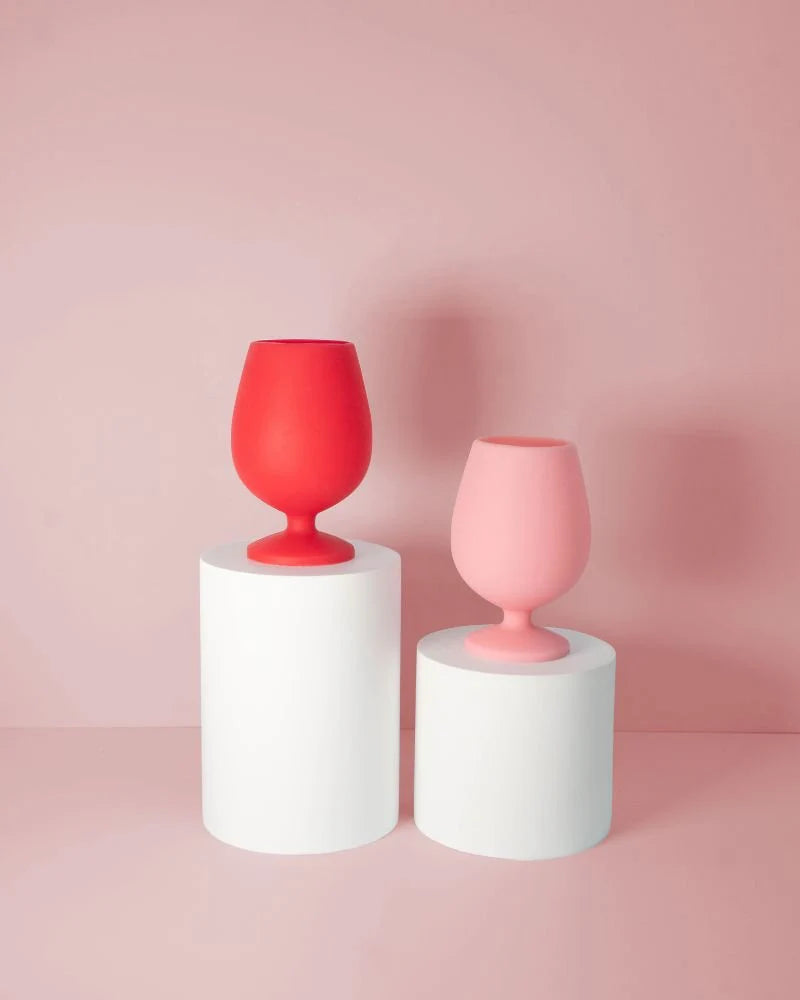 Silicone Unbreakable Wine Glasses - Miyako - Set of 2