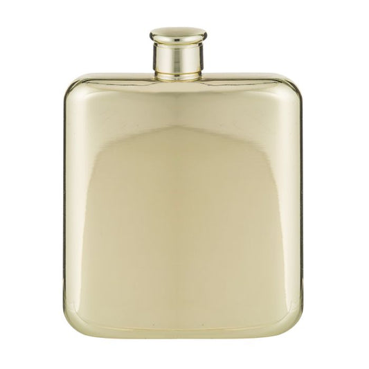 David & Waddell - Fine Foods Hip Flask - Gold