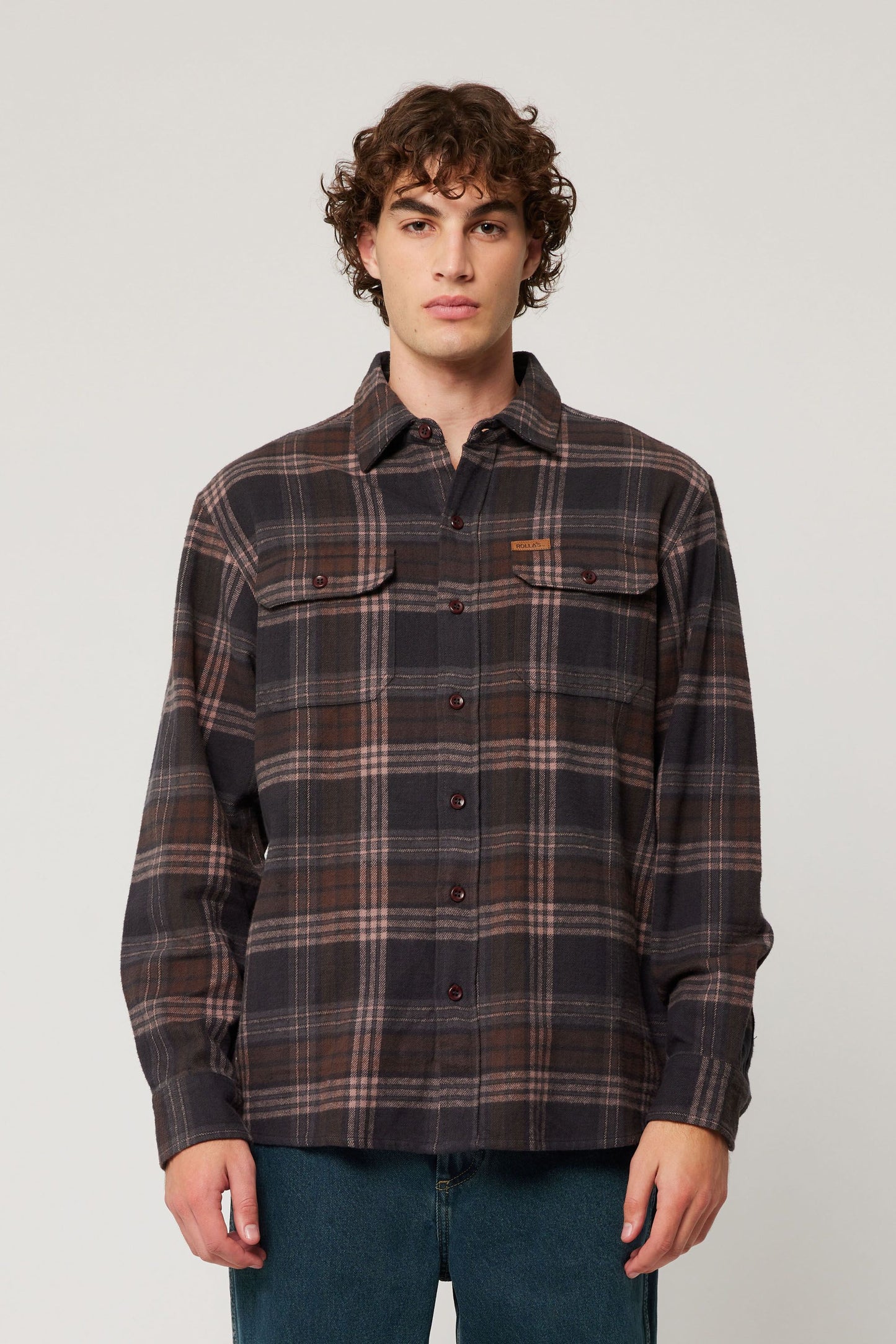 Trailer Check Shirt - Brown Check