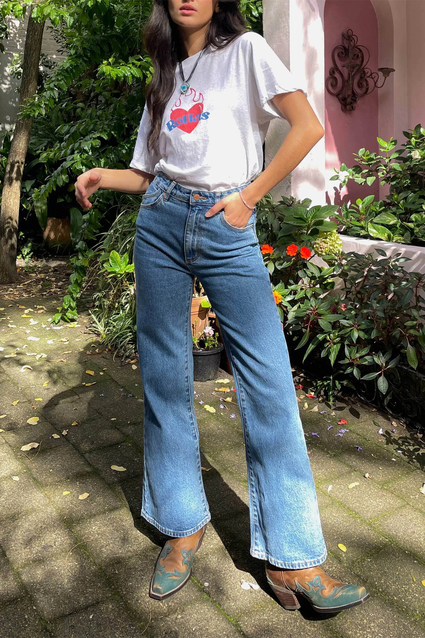 Eastcoast Cropped Flare - Lucy Blue