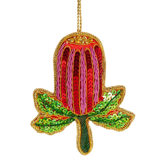 Banksia Beauty Sequin Christmas Decoration