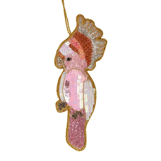 Galah Sequin Christmas Decoration