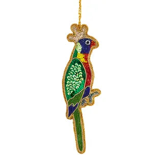 Queen Lorikeet Sequin Christmas Decoration