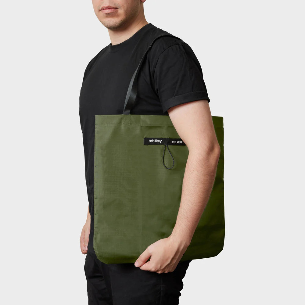 Foldable Tote Bag - Forest Green