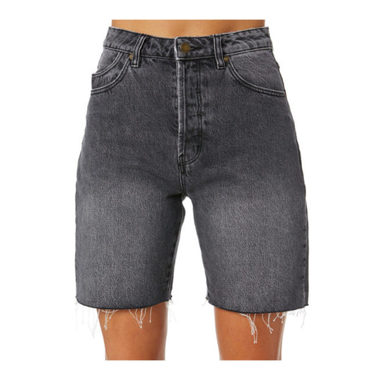 Classic Cut-Off Shorts - Washed Brad Black