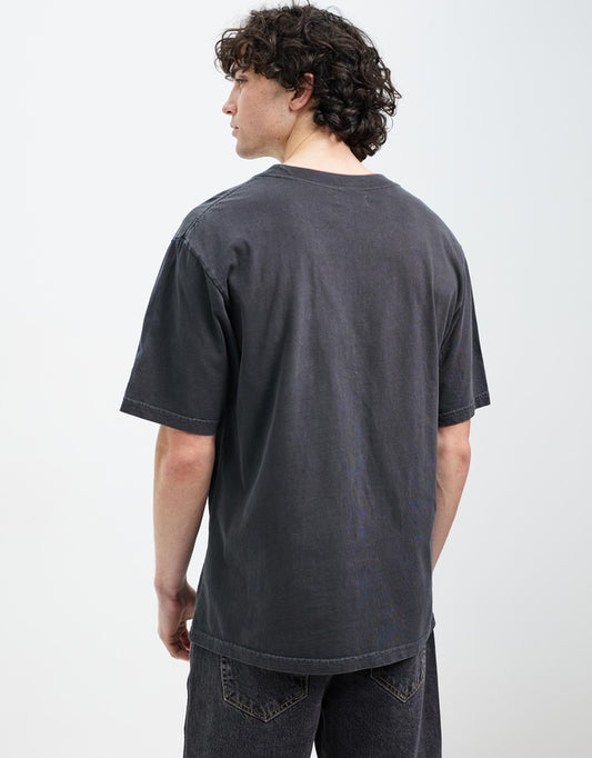 Double Rib Pocket Short Sleeve T-Shirt - Vintage Black