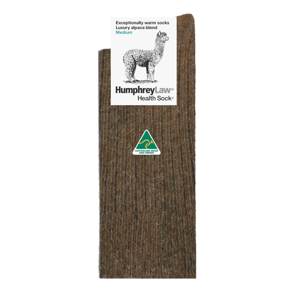 Thick-weight Cosy Alpaca Health Sock - Unisex - Various Colours