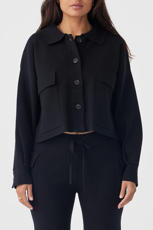 Ace Shirt Jacket - Black