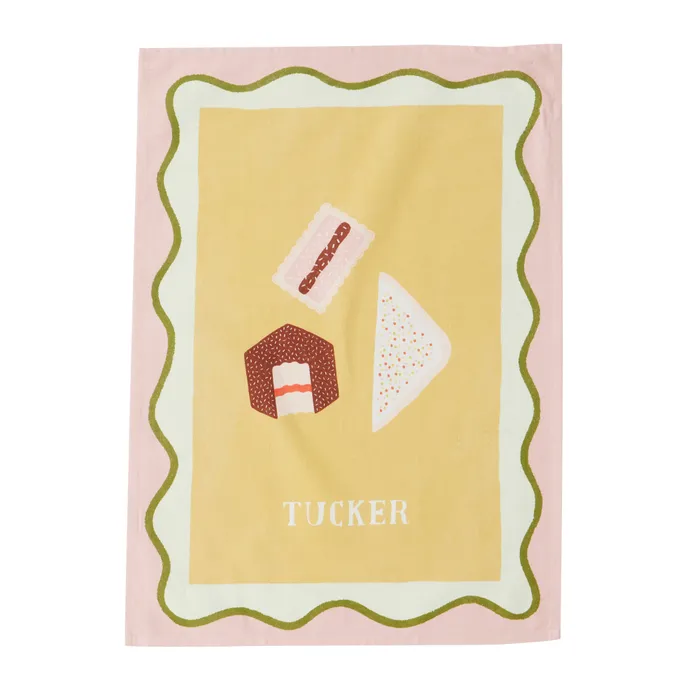 Tucker Aussie Biscuits Cotton Tea Towel