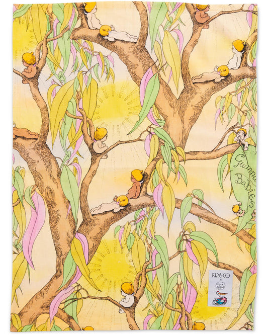 May Gibbs - Sunrise Delight - Linen Tea Towel