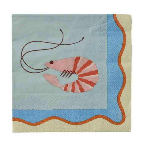 G'Day Prawn Napkins 20pk