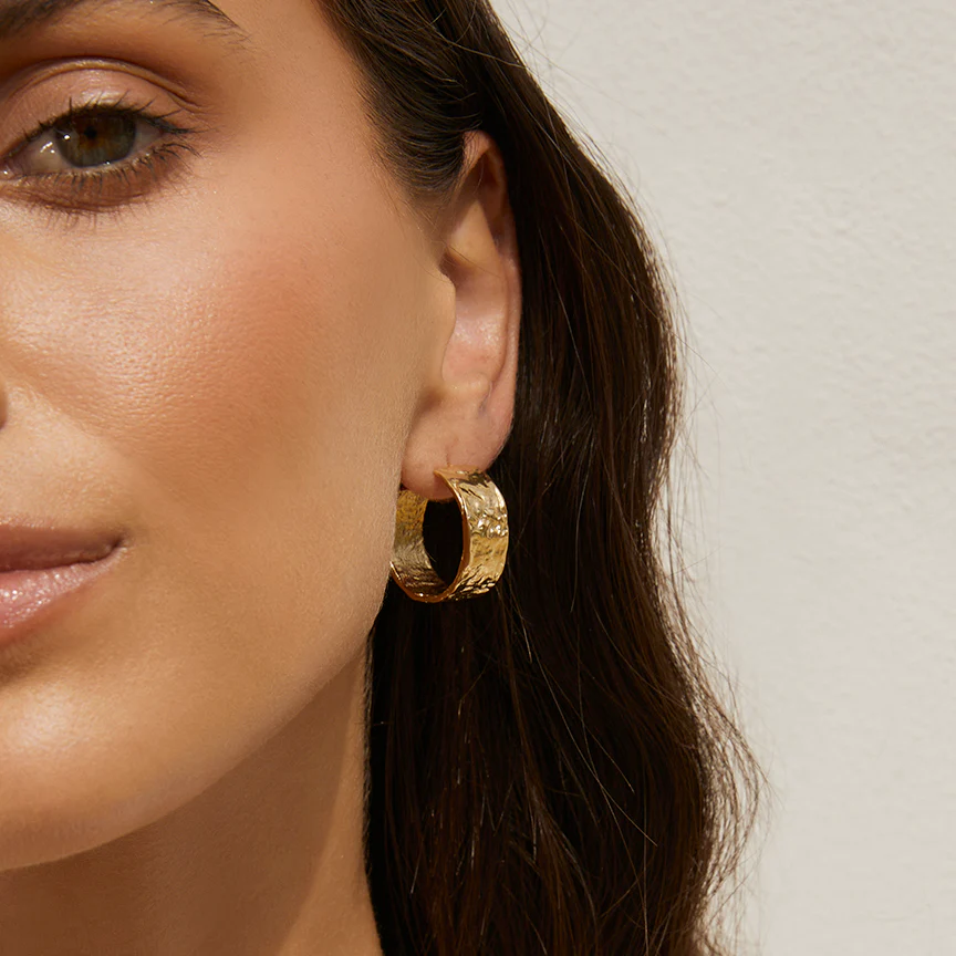 Gabriella Gold Hoop Earrings