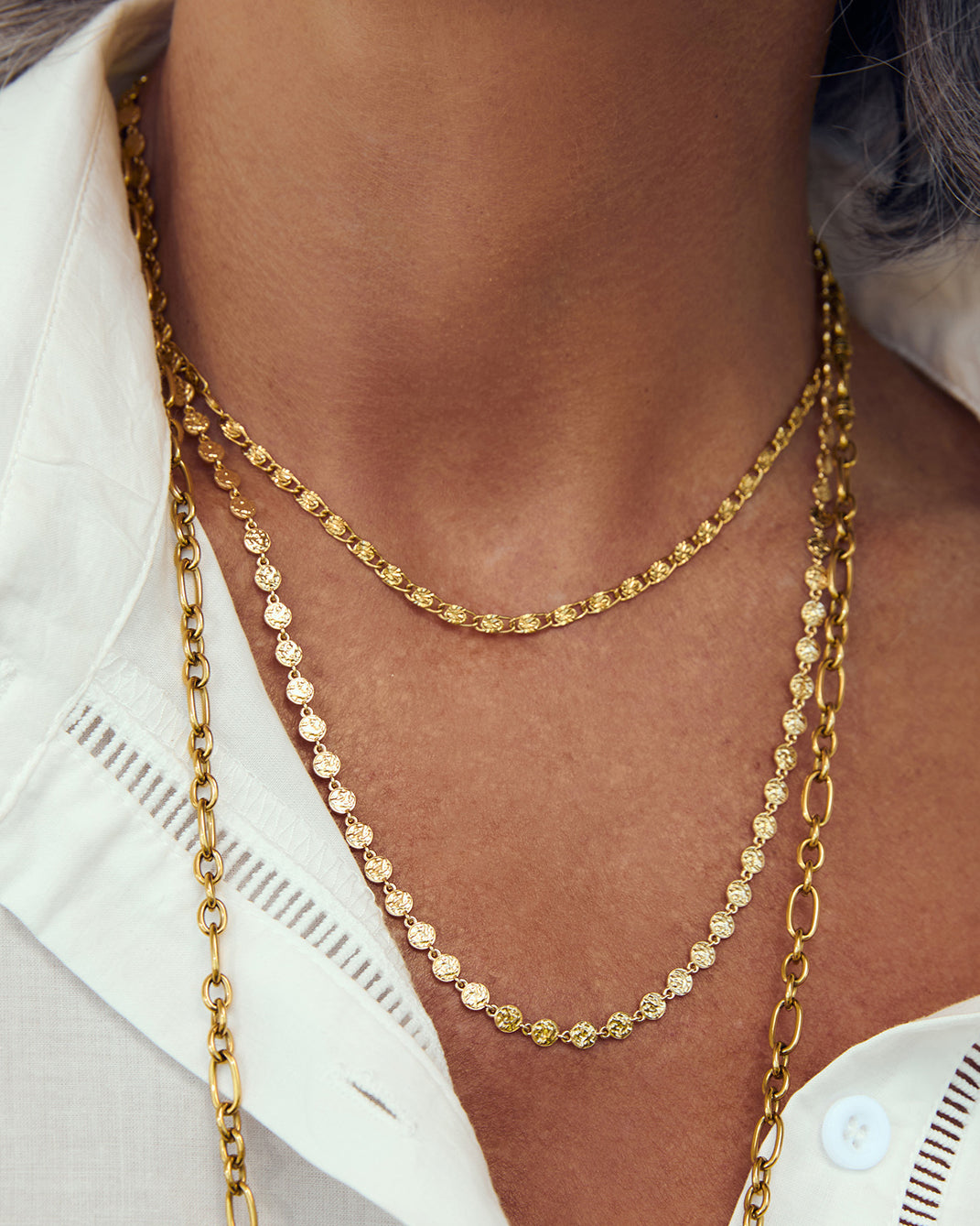 Atlas Gold Necklace