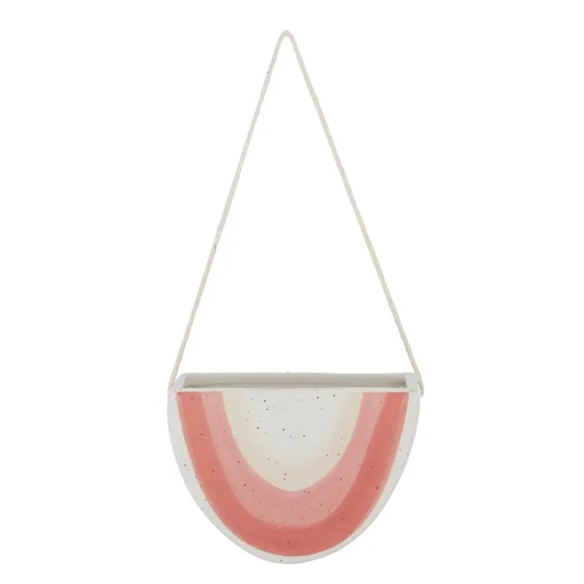 Rainbow Ceramic Hanging Pot - Free Seeds Included