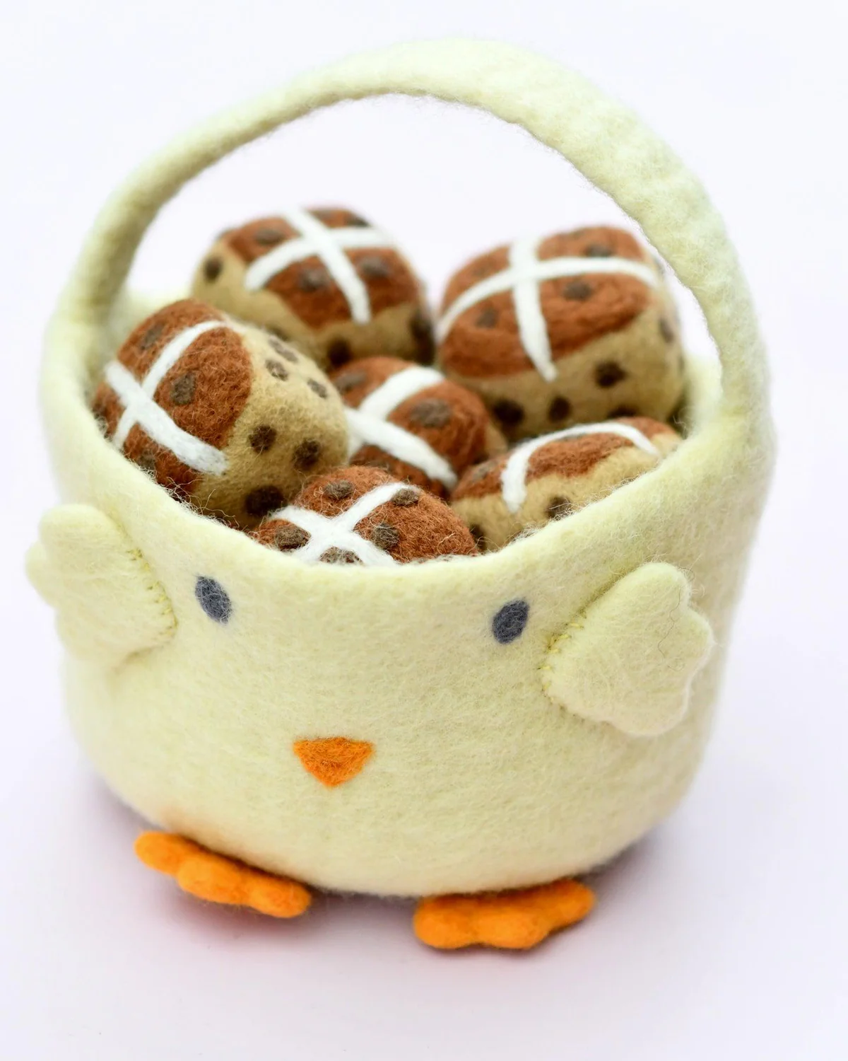 Easter Yellow Chick Egg Hunt Basket