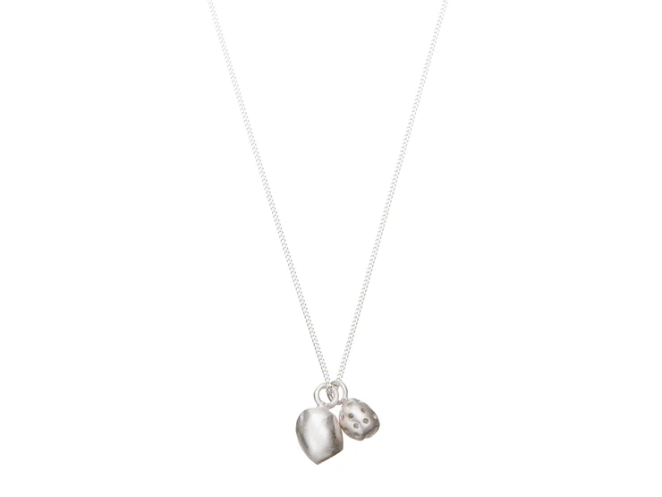 Contemporary Bell Necklace - Silver