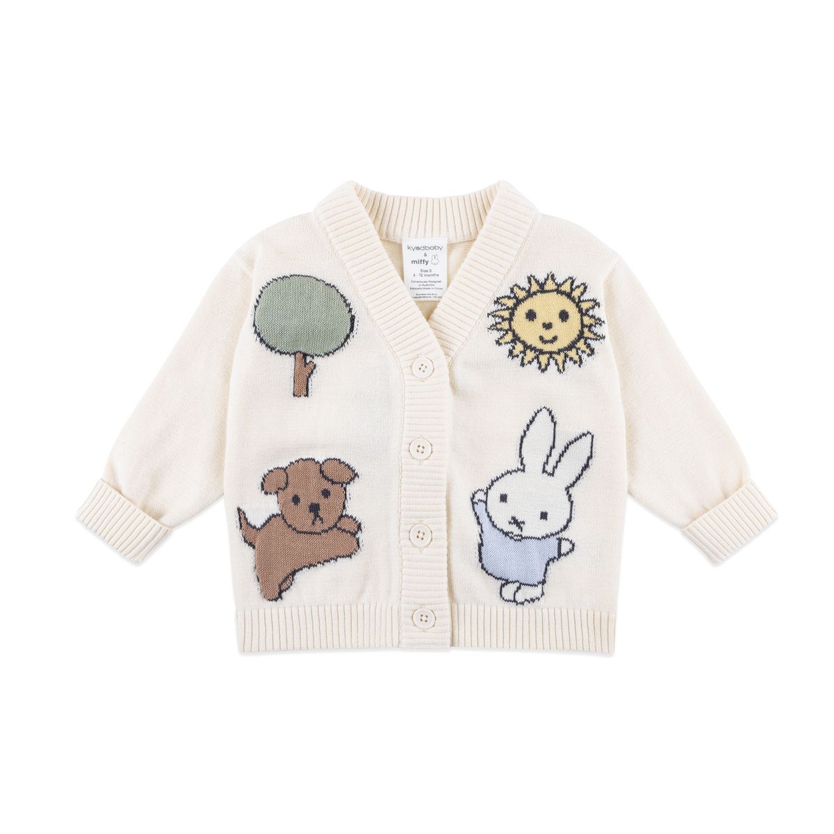 Miffy Knit Cardigan - Pristine
