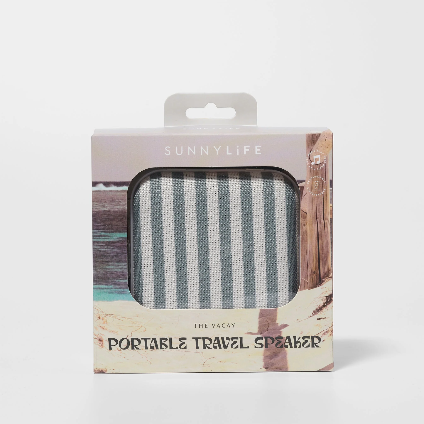 Portable Travel Speaker - Olive Stripe