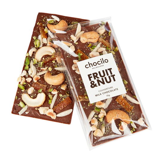 Fruit & Nut in Milk Chocolate Block - 70g