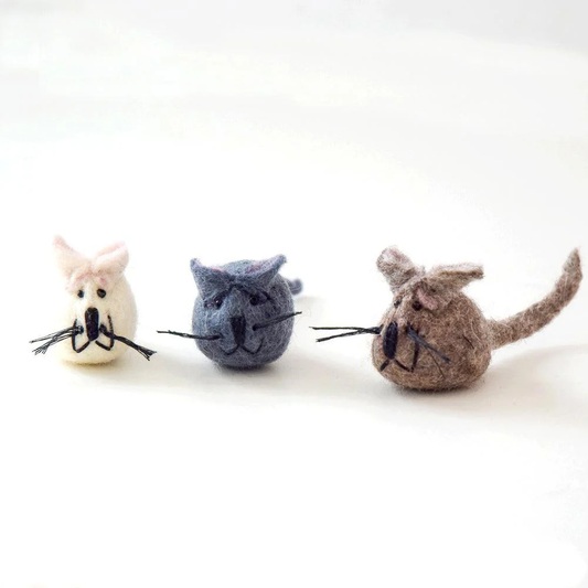 Cat Toy - Mouse - Various Colours