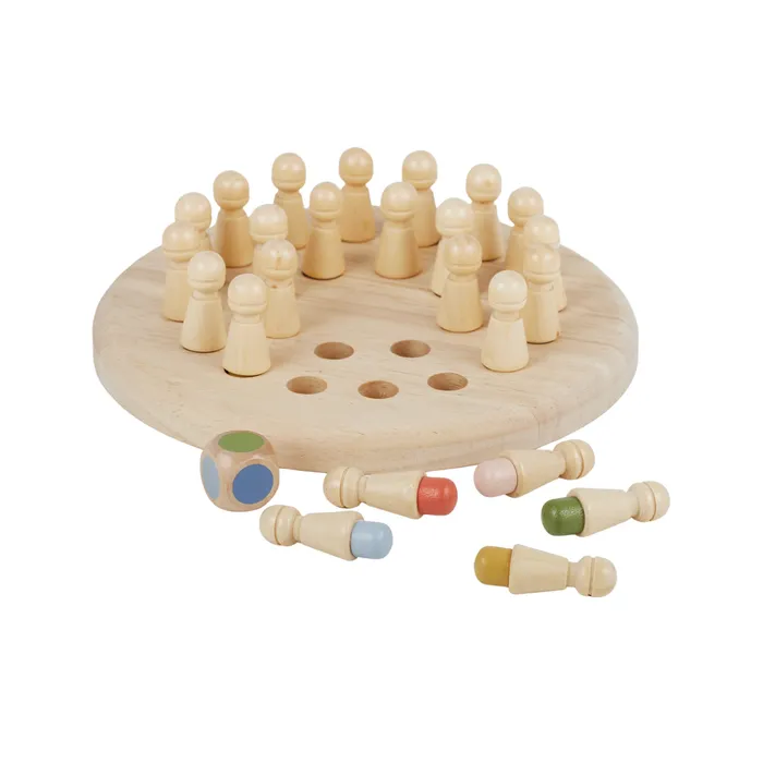 Recall Memory Wooden Peg Game