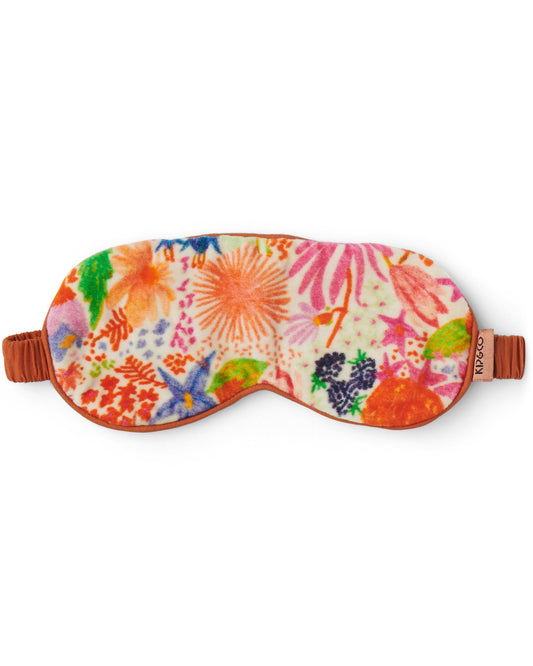 Meandering Meadow Velvet Eye Mask