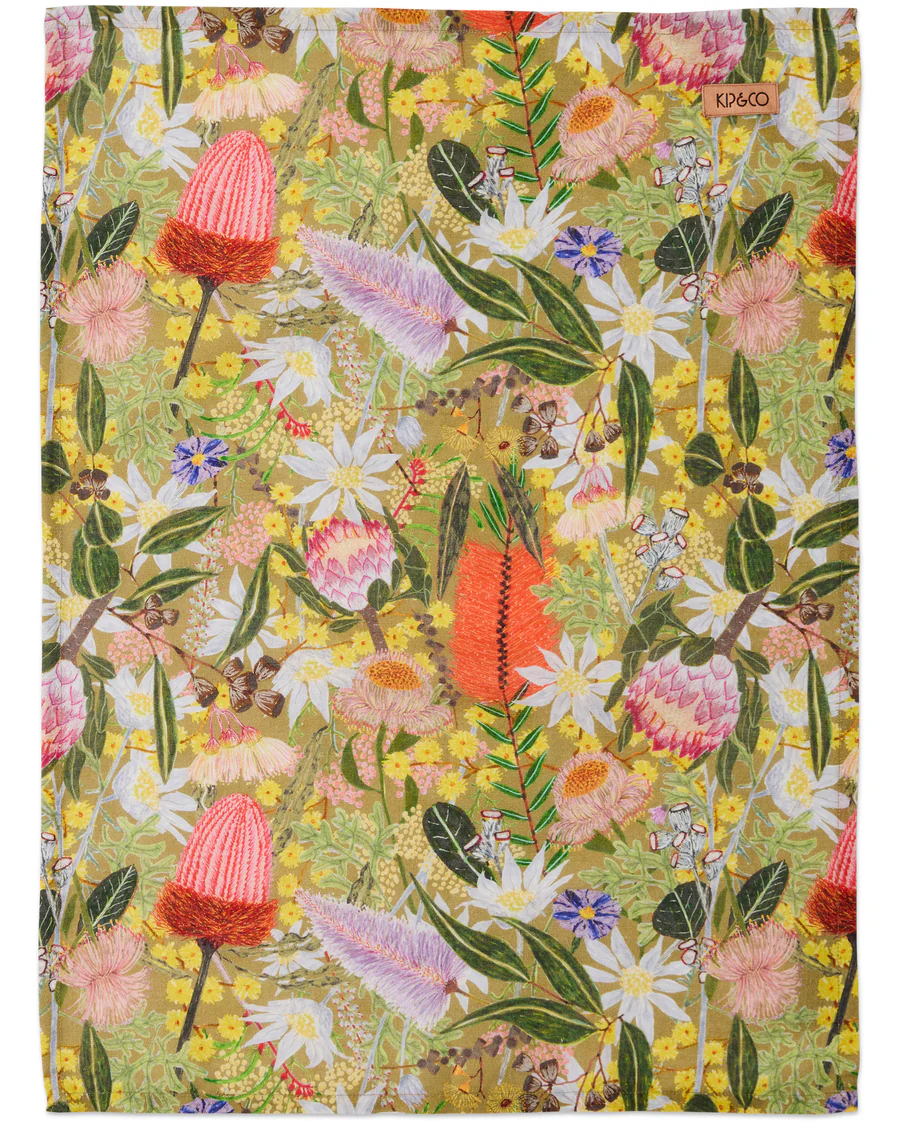 Native Plantation Tea Towel