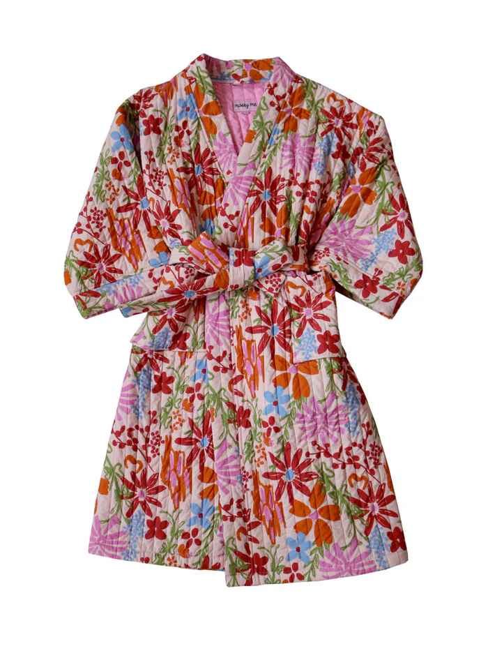 Winter Garden Quilted Robe