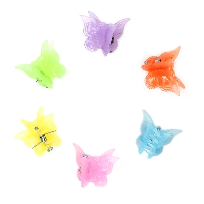 Mini Butterfly Clips - Set of 10