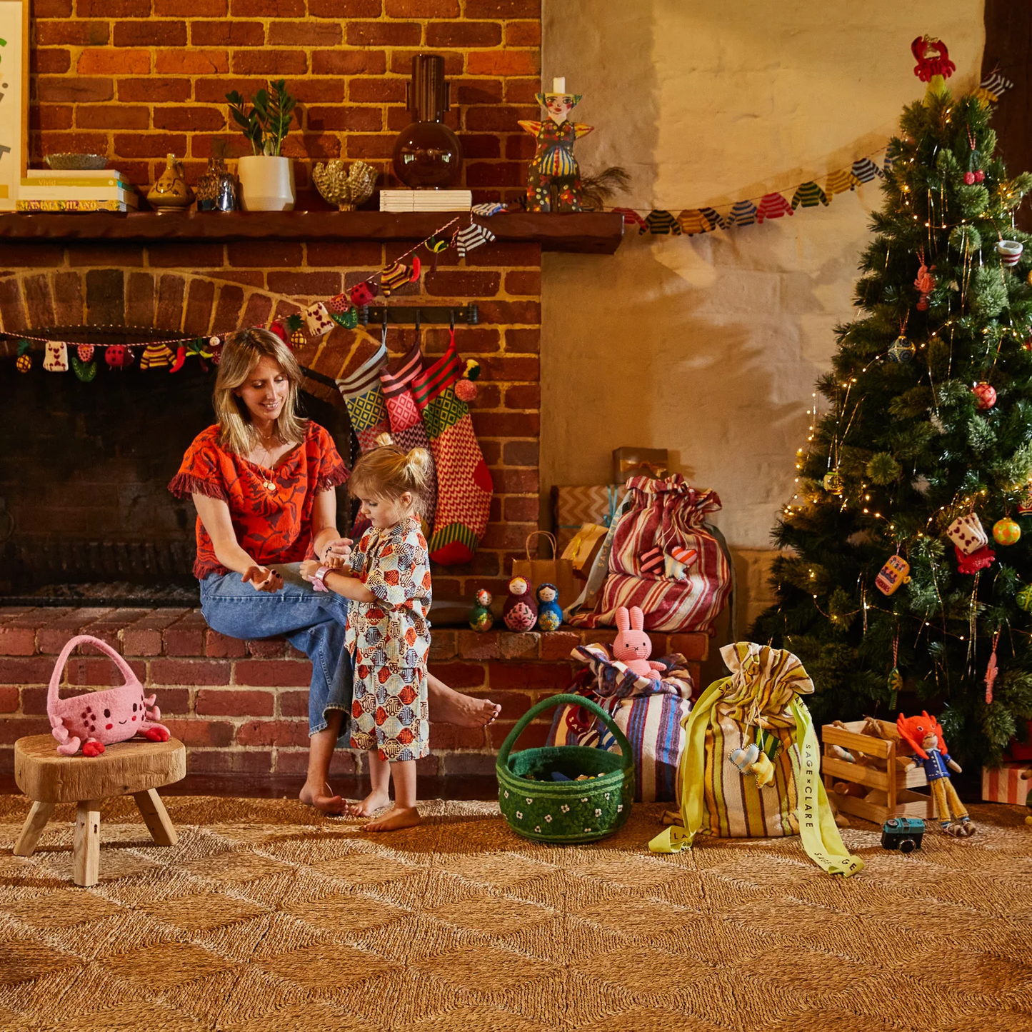 Selene Santa Sack - Crimson