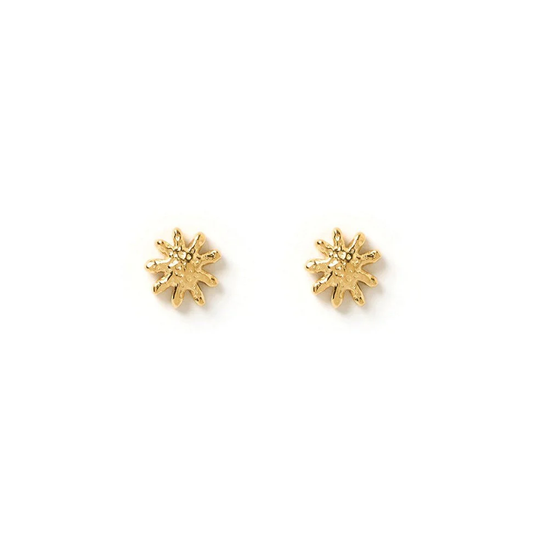 Magnolia Gold Stud Earrings