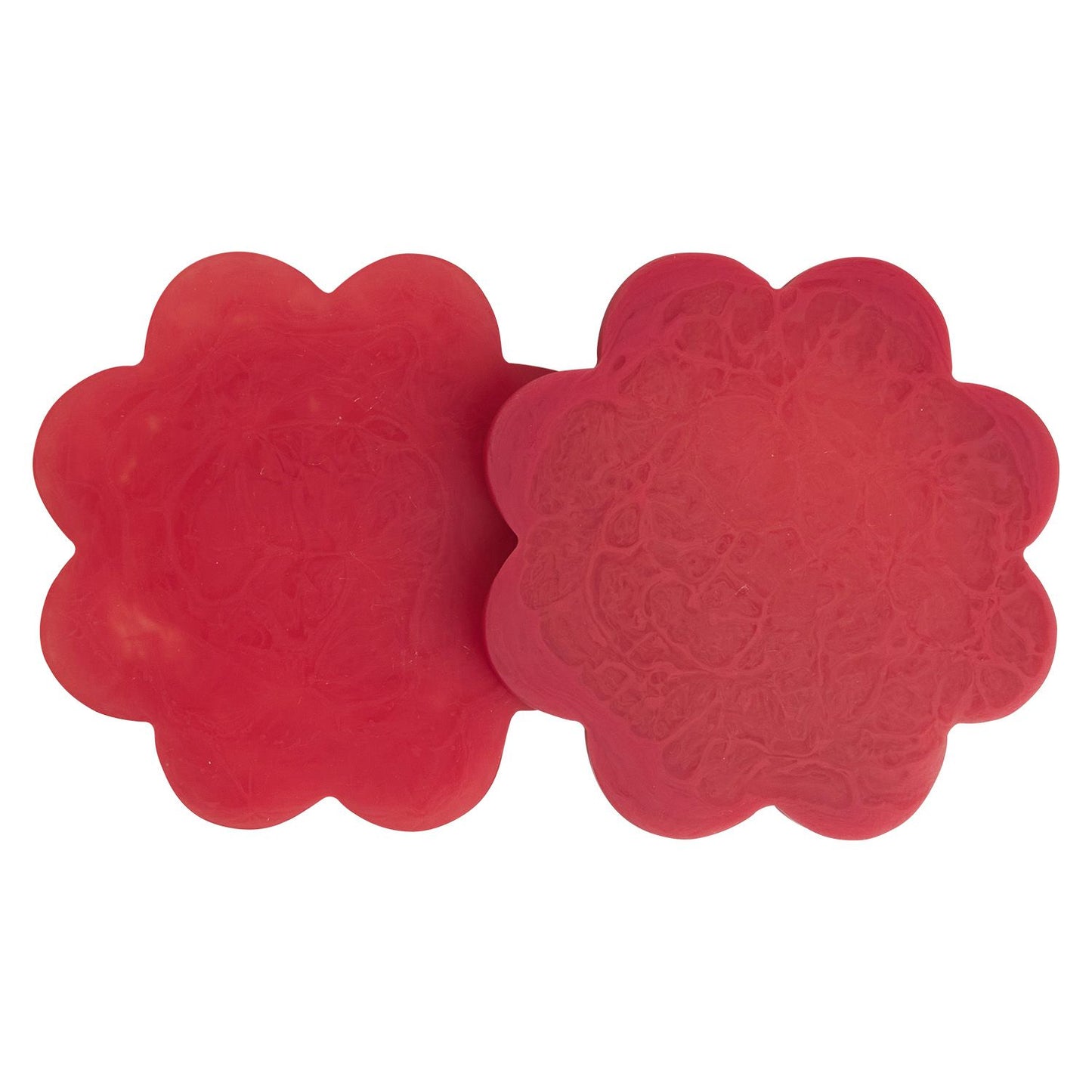 Cecilia Coasters Set of 2 - Raspberry