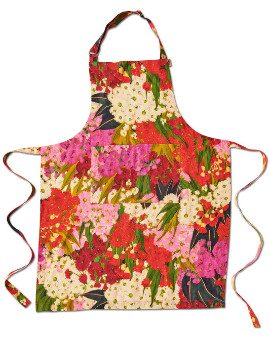 Bush Christmas Linen Apron