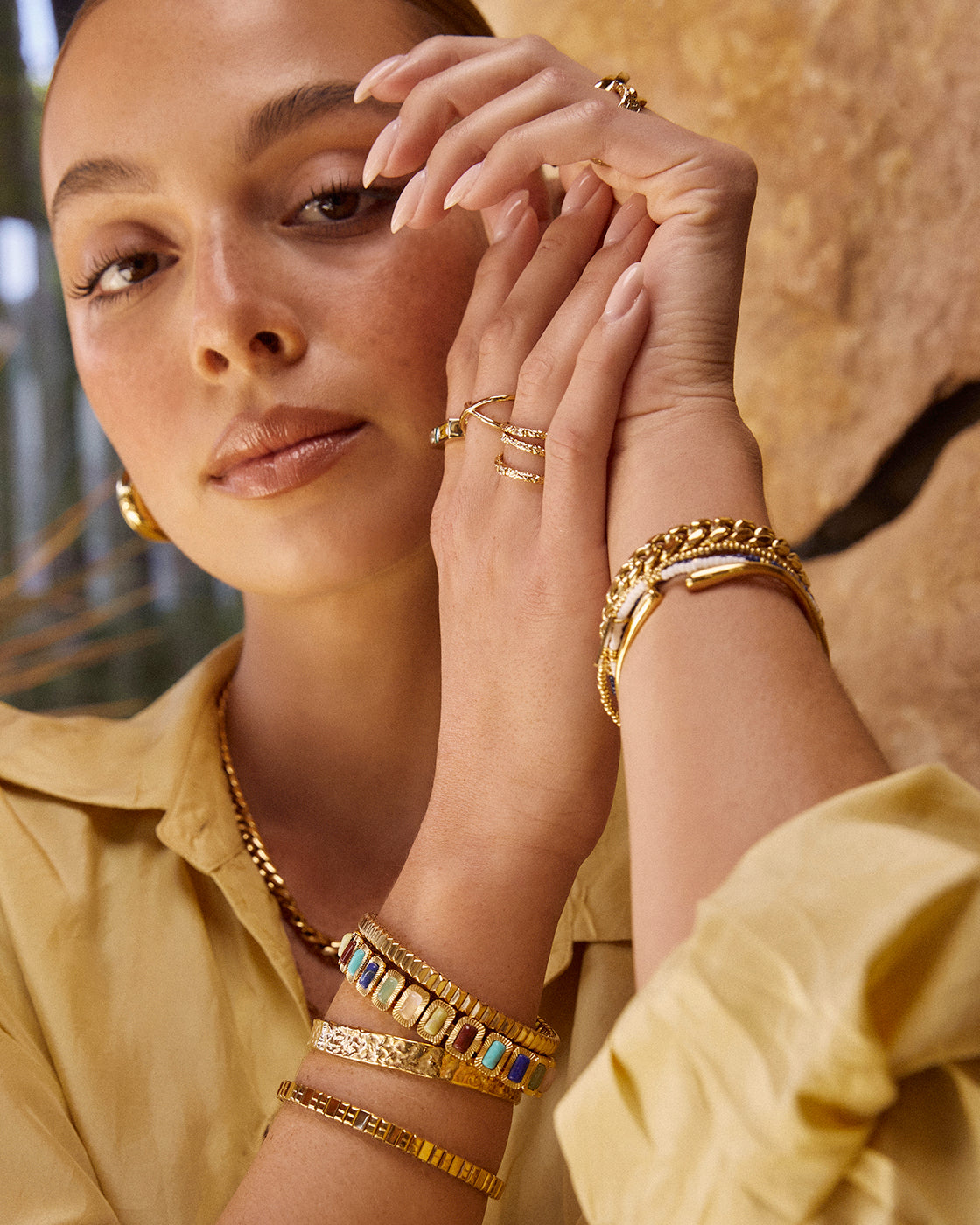 Elkie Gold Bracelet - Two Sizes