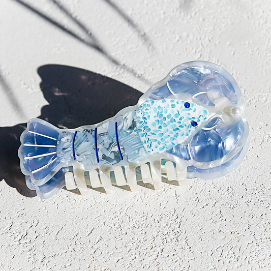 Lobster Hair Claw Clip - Blue