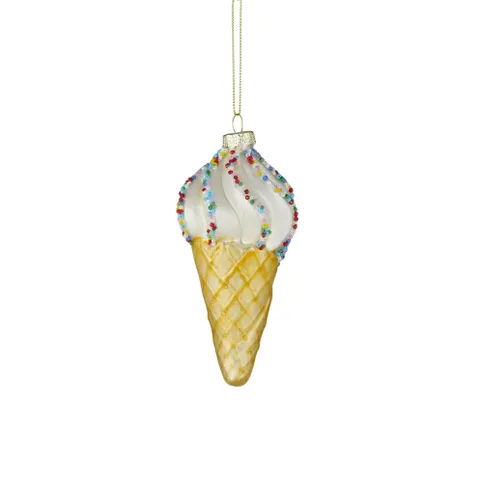 Ice Cream Glass Ornament Decoration