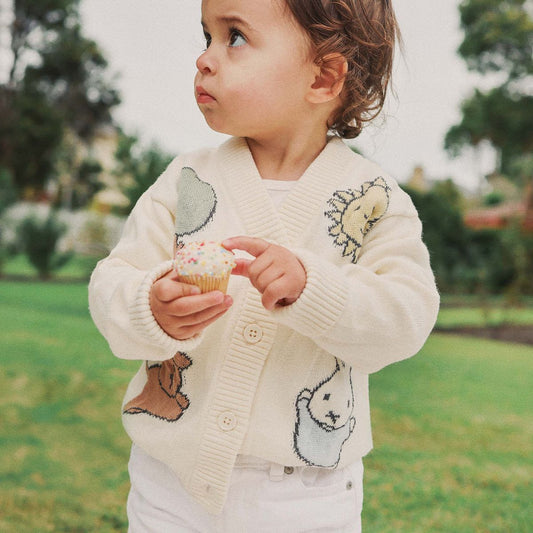 Miffy Knit Cardigan - Pristine