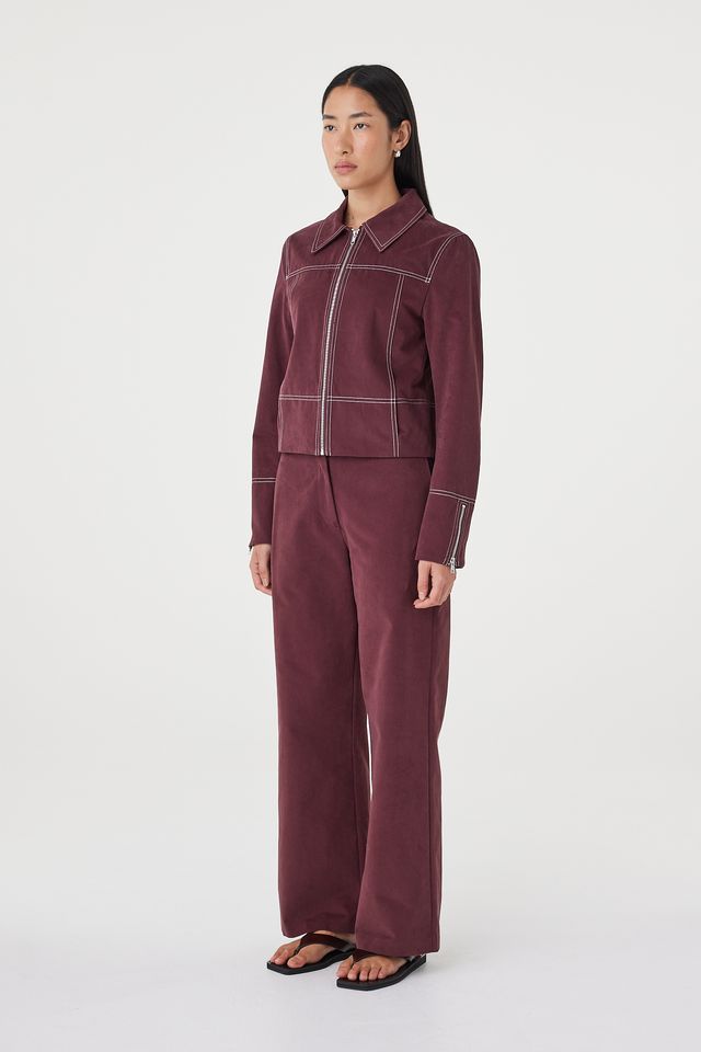 Benny Jacket - Merlot