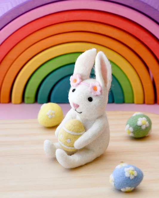 Felt Rabbit With Easter Egg