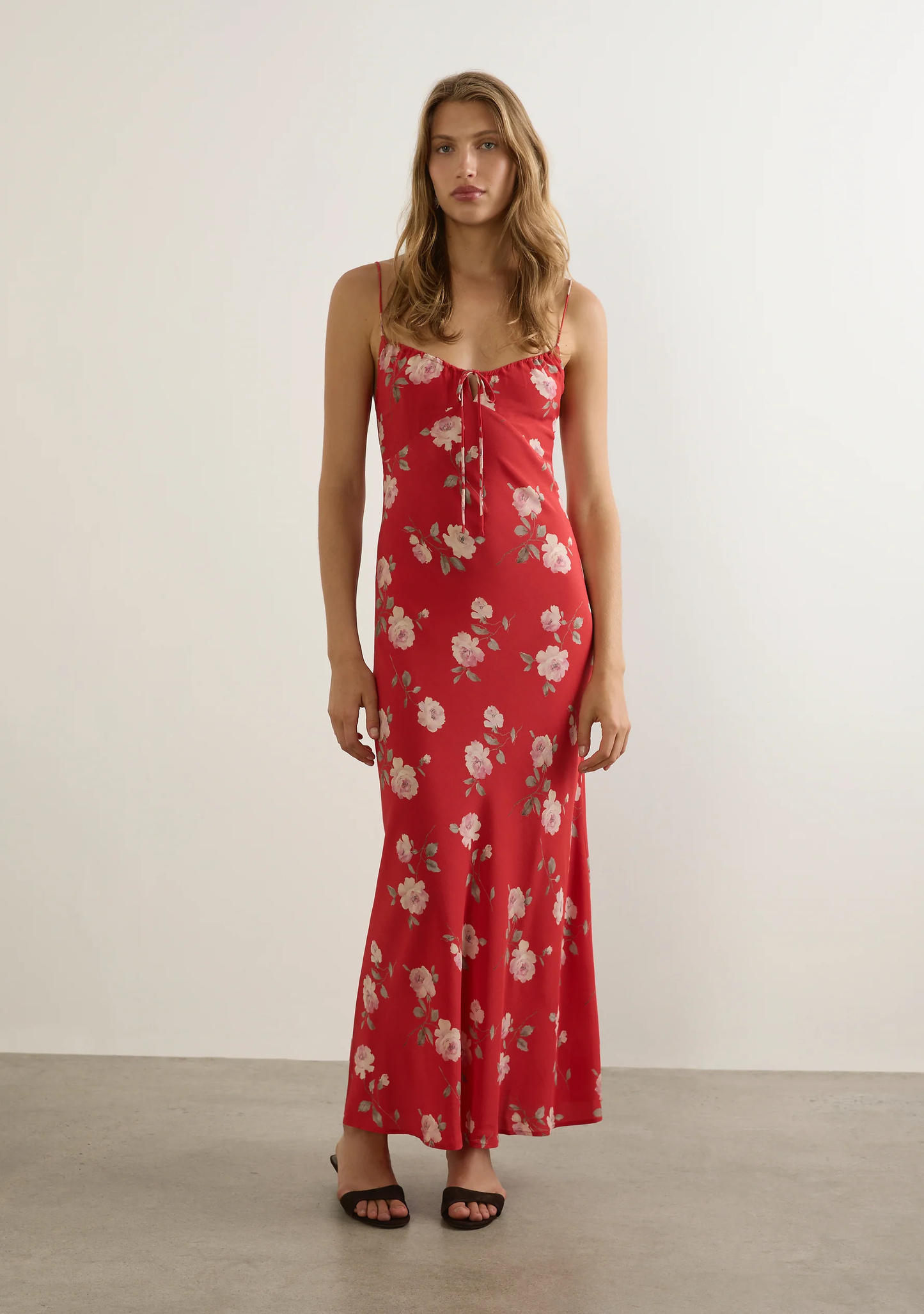 Anne Tie Slip Maxi Dress